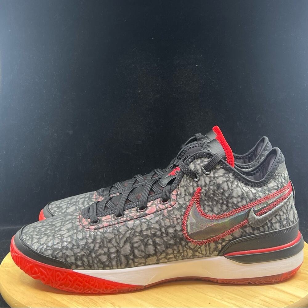 Nike Zoom LeBron NXXT Gen Black Red White DR8784 001 Men's Size 14 - Picture 8 of 8